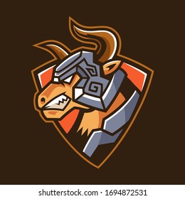 Armored Minotaur Team Logo Design