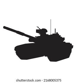 Armored Tank Silhouette Vector Design Stock Vector (Royalty Free ...