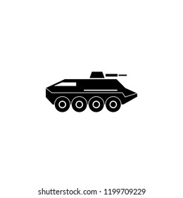 Armored vehicle icon. Element of war and piece. Premium quality graphic design icon. Signs and symbols collection icon for websites, web design, mobile app on white background