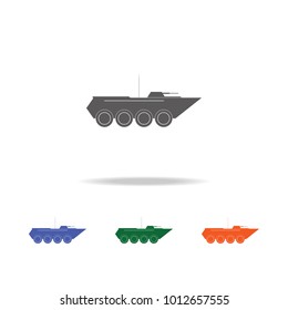 Armored vehicle  icon . Elements of Military multi colored icons. Premium quality graphic design icon. Simple icon for websites, web design, mobile app, info graphics on white background