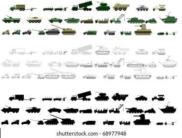 Armored vehicles First and Second World War