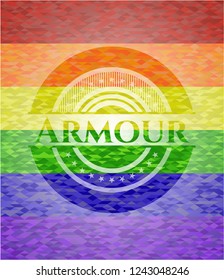 Armour lgbt colors emblem 