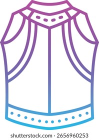 Icono de Vector de armadura. Se puede utilizar para aplicaciones de impresión, móviles y de Web.