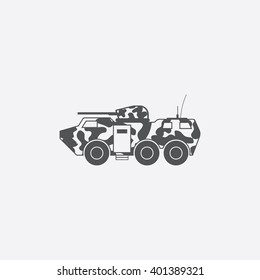 Armoured carrier icon.