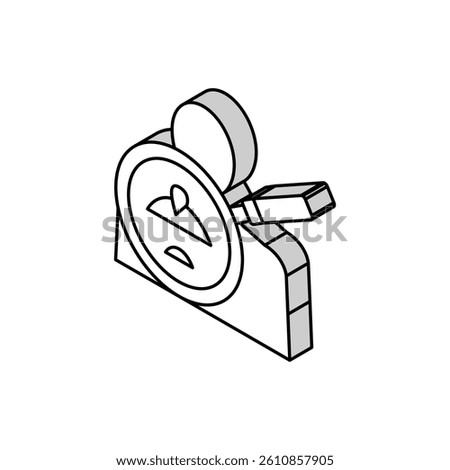 armpits researching isometric icon vector. armpits researching sign. isolated symbol illustration