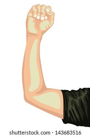 arms design  over white background vector illustration