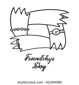 arms human  friendship day phrase object