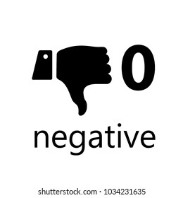 arms of not approval by hand icon vector