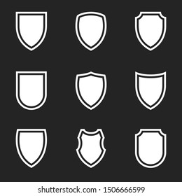 Arms set icons. Graphic template. Vector illustration.