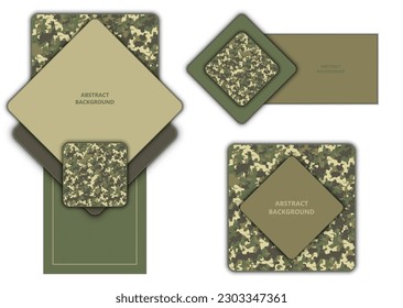 Army background.Military style.Abstract background for military design.