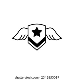 Army belt vector icon which can easily modify or edit

