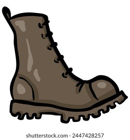 Army Boots - Hand Drawn Doodle Icon