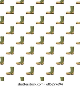 Army boots pattern