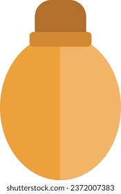 Army bottle, illustration or icon, vector on white background.