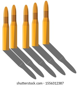 army bullets design by illustration