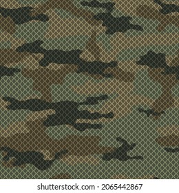 
Army camo background, rhombus pattern vector endless background, modern print. Ornament.