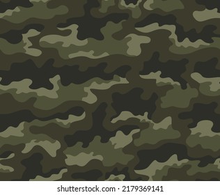 Impresión vectorial sin fin de camo del ejército para ropa, tela, disfraz. Ornamet