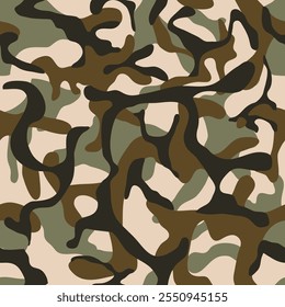 Army camo fabric pattern. Military uniform cloth
