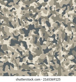 Army camo military uniform seamless classic fashion design, disguise. Ornament
