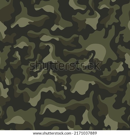 Army camo seamless texture, vector modern pattern, military background. Disguise.