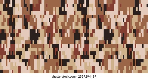 Army camouflage background, classic seamless pattern, vector fabric texture. that was used as the default camouflage pattern issued to the United States Armed Forces from 1981