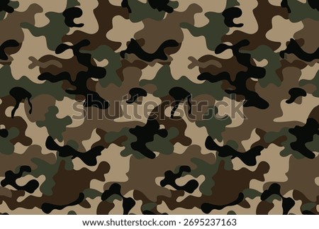 Army camouflage background modern dark military seamless pattern