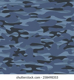 Army camouflage blue colors.