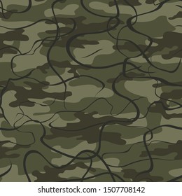 
Army camouflage military pattern for print seamless vector. Modern new design. vector.