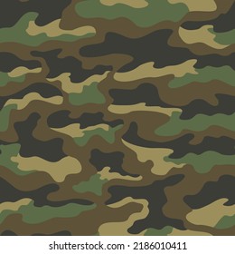 
Army camouflage modern classic pattern, military uniform texture, disguise.