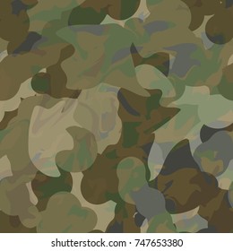 Army camouflage pattern for military design. Fashion vector illustration