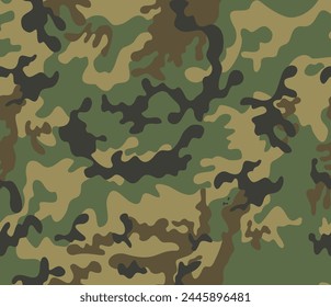 
Army camouflage seamless pattern fabric texture forest hunting print urban background