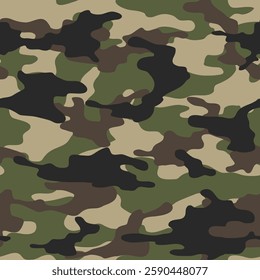 army camouflage. seamless print on clothing or print	
