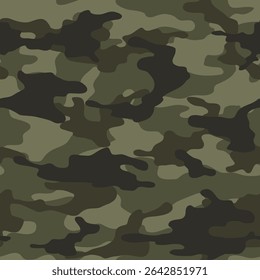 army camouflage. seamless print on clothing or print	