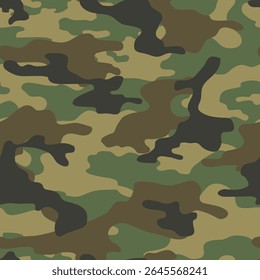 army camouflage. seamless print on clothing or print