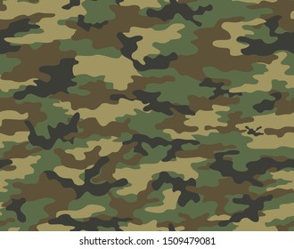 Army camouflage seamless vector pattern. new design. for printing clothes, fabrics. light background.