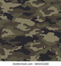 army camouflage seamless vector pattern