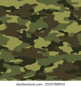 army camouflage. vector print for clothes or print. seamless pattern