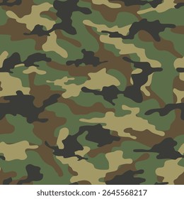 army camouflage. vector print for clothes or print. seamless pattern