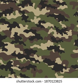 army camouflage vector seamless pattern