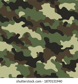 army camouflage vector seamless pattern
