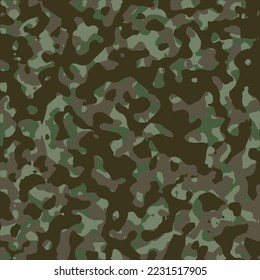 Army camouflage vector seamless pattern. Texture military camouflage repeats seamless army Design background