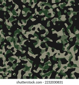 Army camouflage vector seamless pattern. Texture military camouflage repeats seamless army Design background