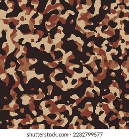 Army camouflage vector seamless pattern. Texture military camouflage repeats seamless army Design background