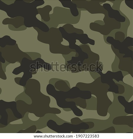 army camouflage vector seamless pattern