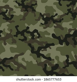 army camouflage vector seamless print