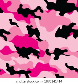 army camouflage vector seamless print