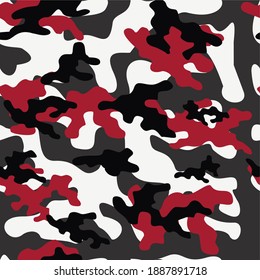 army camouflage vector seamless print
