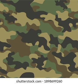 army camouflage vector seamless print