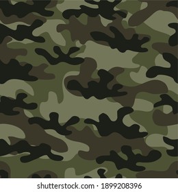 army camouflage vector seamless print