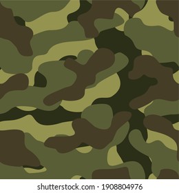 army camouflage vector seamless print
